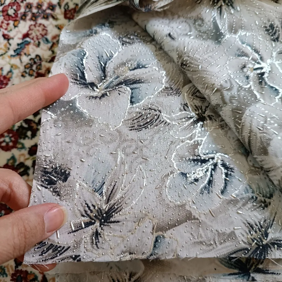 پارچه چادر مجلسی نقره کوب