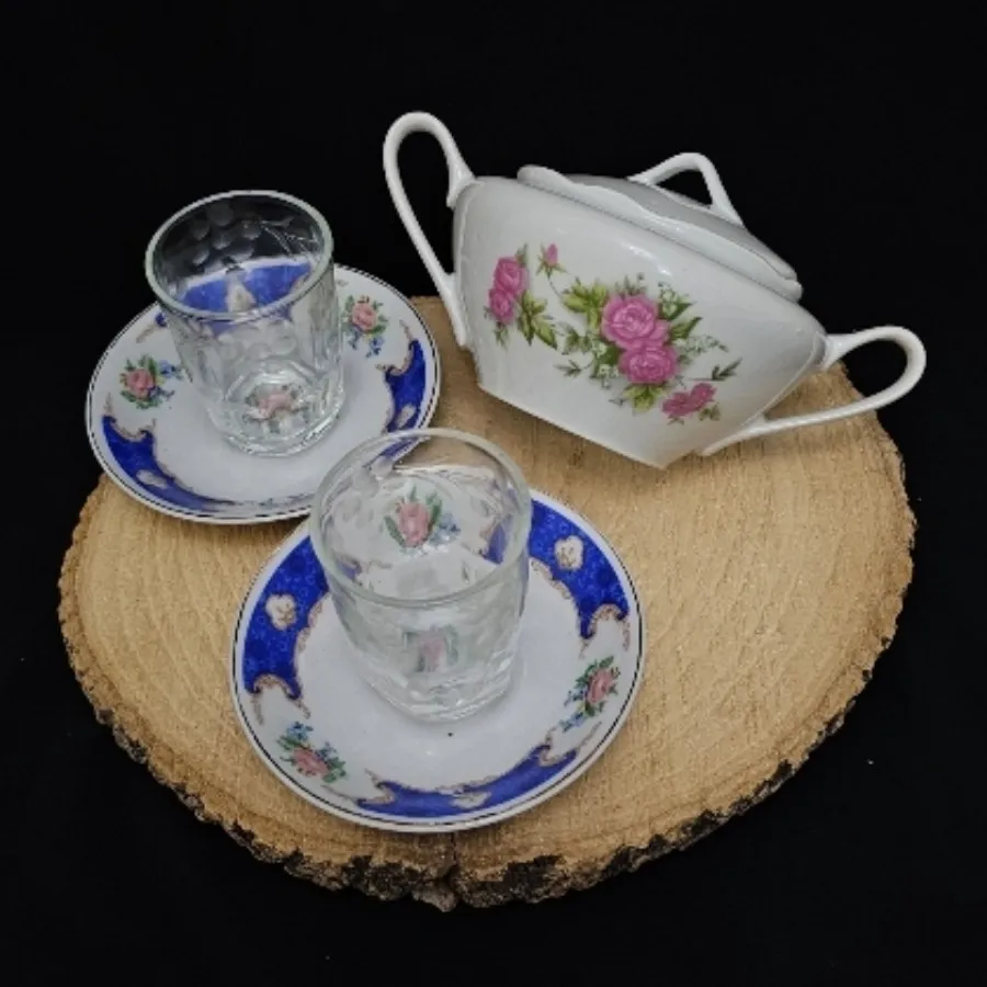 قندان گلسرخی چک