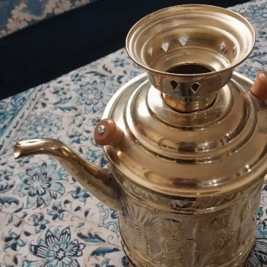 کتری شکاری مس قلمزنی شده