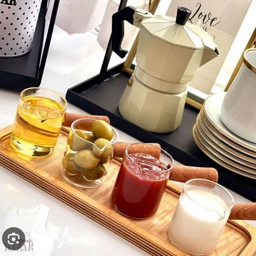 سس خوری پیرکس دسته چوبی