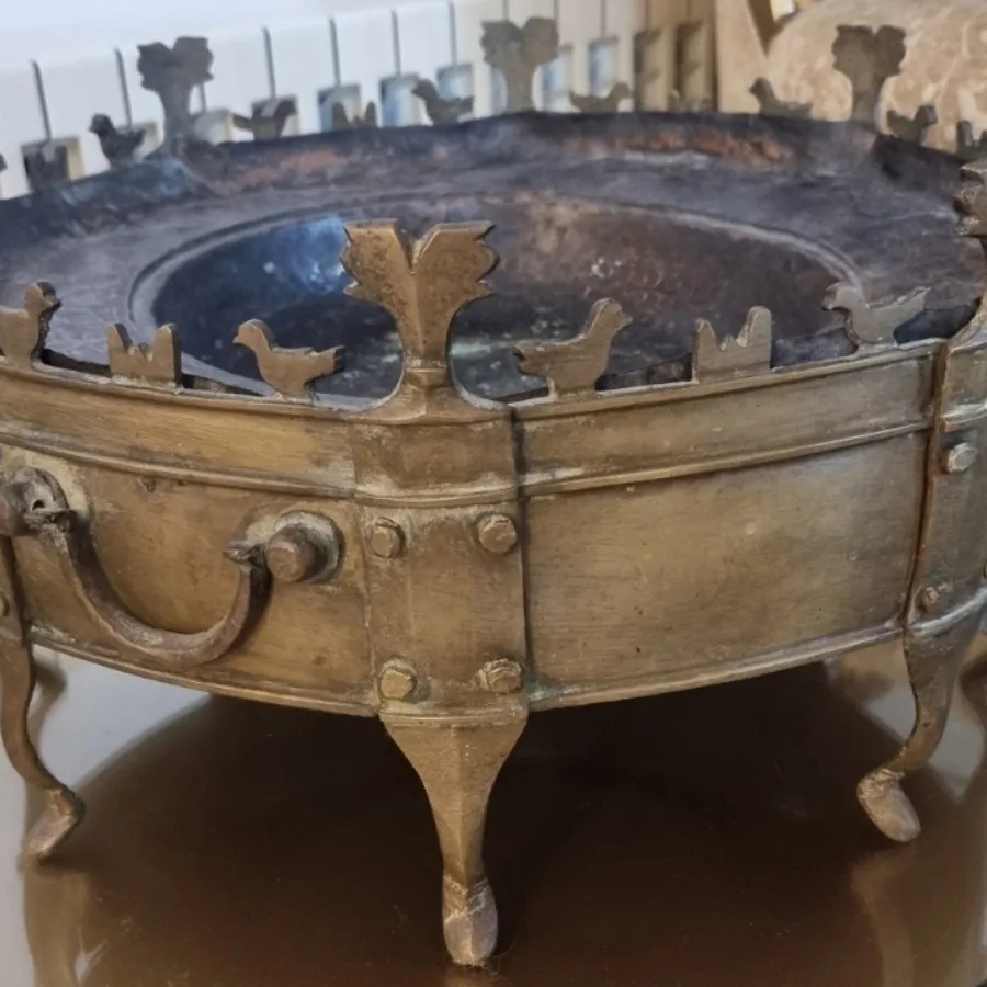 منقل برنجی قدیمی