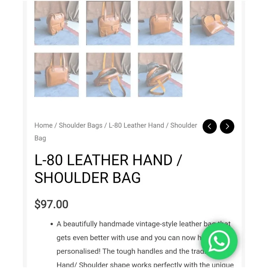 کیف چرم دستدوز برند رومی