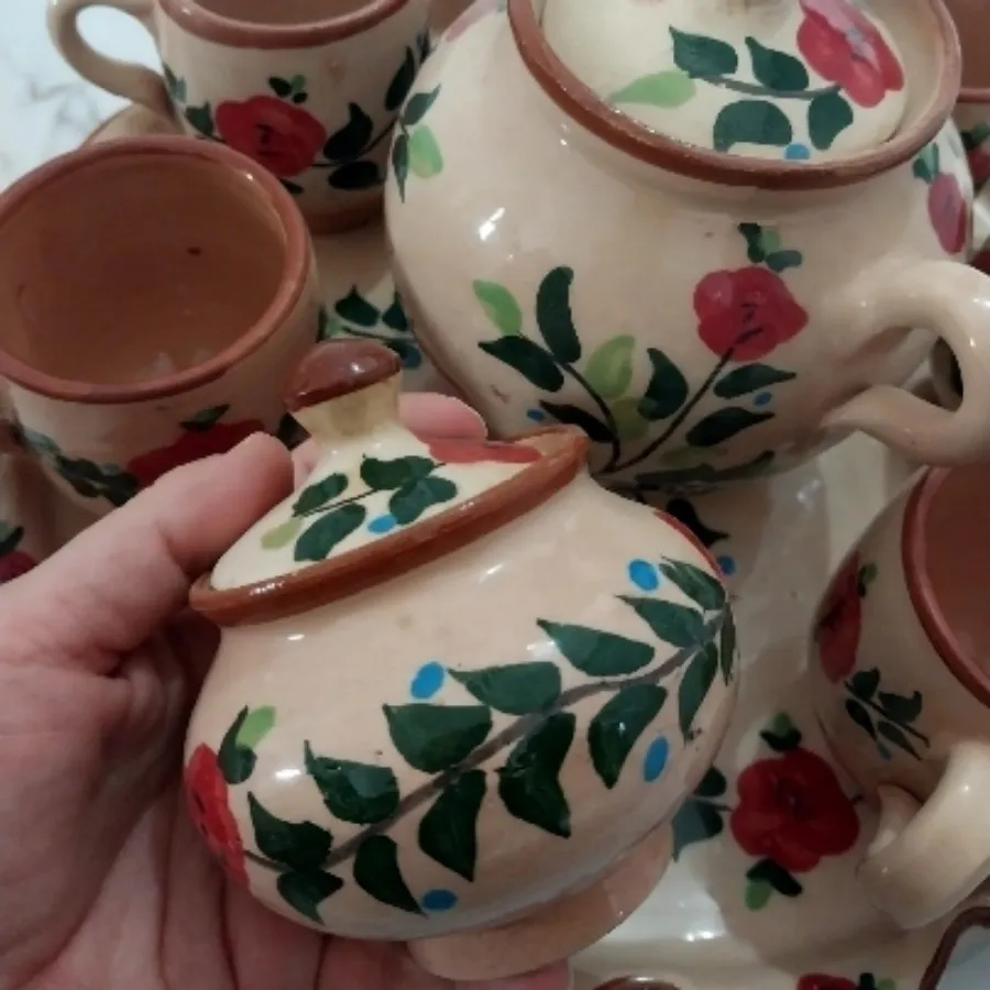 سرویس چایخوری سفالی