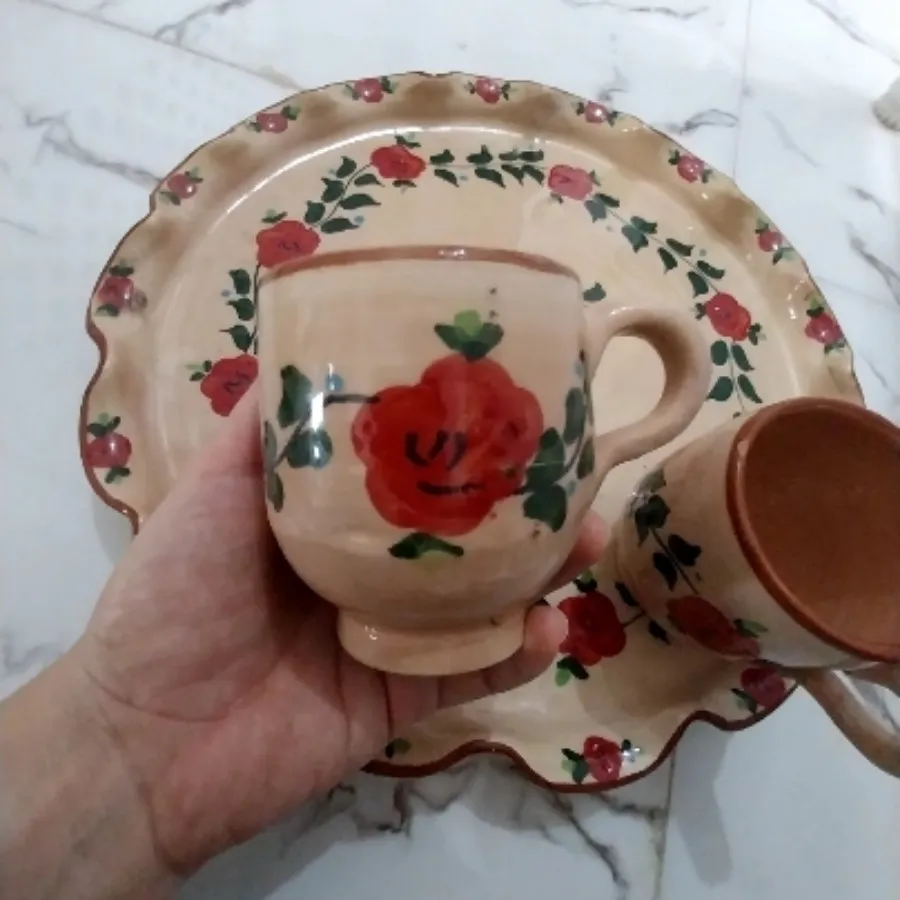 سرویس چایخوری سفالی