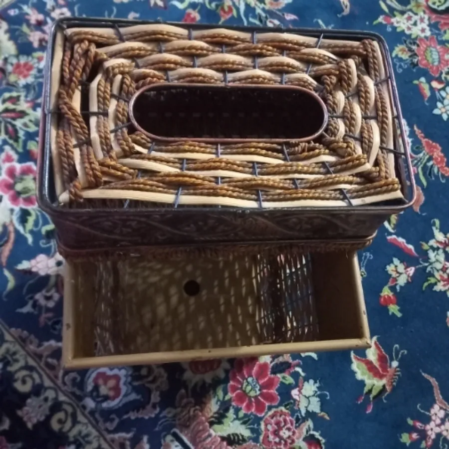سطل و جادستمال کاغذی