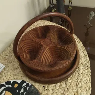 آجیل خوری چوبی