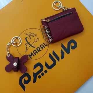 جاکلیدی جاسویچی چرم مارال