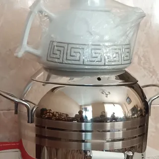 ست کتری قوری شیر دار