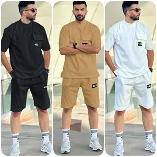ست تیشرت شلوارک مردانه