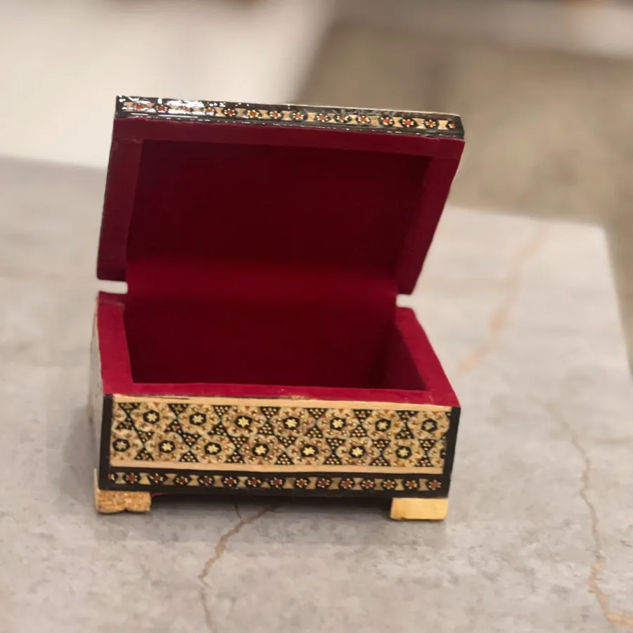 جعبه خاتم کاریکار اصفهان