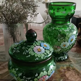 ست گلدان و شکلات خوری