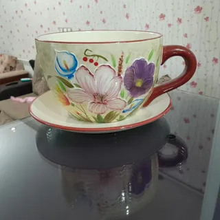 گلدون فنجون نعلبکی