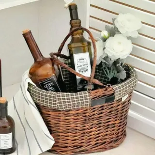 سبد حصیری پیک نیک