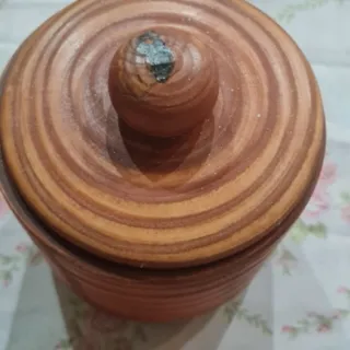 قندان چوبی کار دست سبک