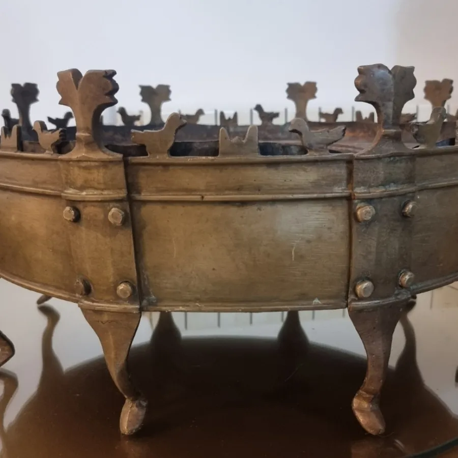 منقل برنجی قدیمی