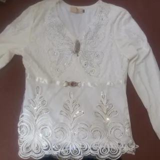 بلوز سفید مجلسی