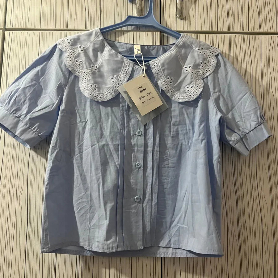 شومیز یقه خامه دوزی