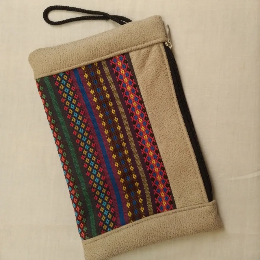 کیف دستی سنتی(چرم_گلیم)