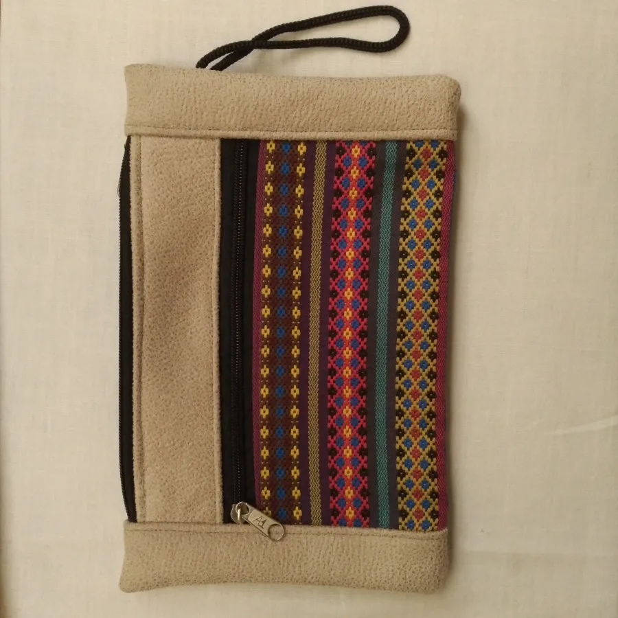 کیف دستی سنتی(چرم_گلیم)