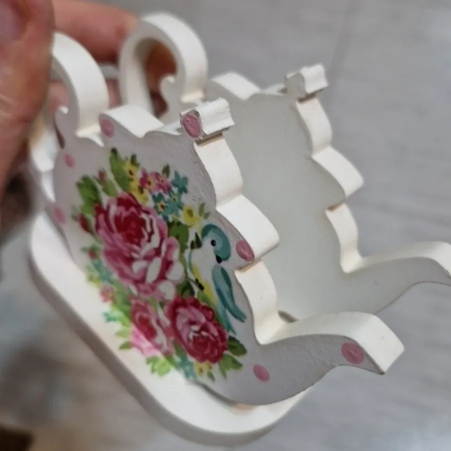 جا دستمال سفره چوبی