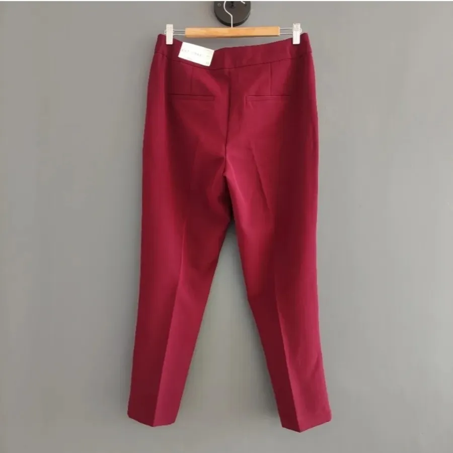 شلوار زرشکی برند اروپایی