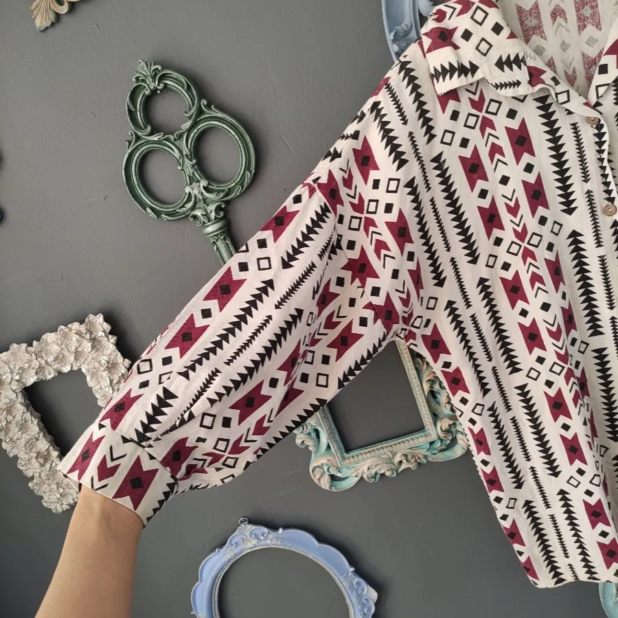 مانتو شومیزی لینن بوهو