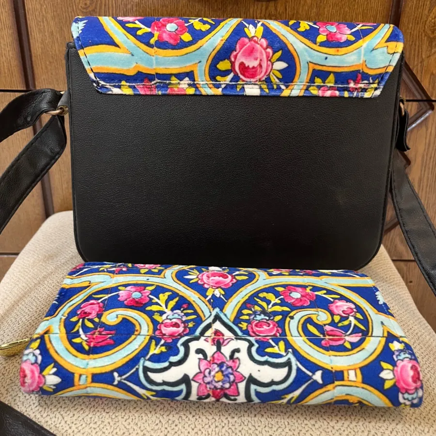 ست کیفدستیوپول طرحکاشی