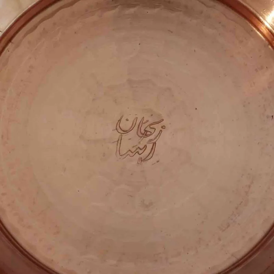 کاسه مسی قلم زنی زنجان