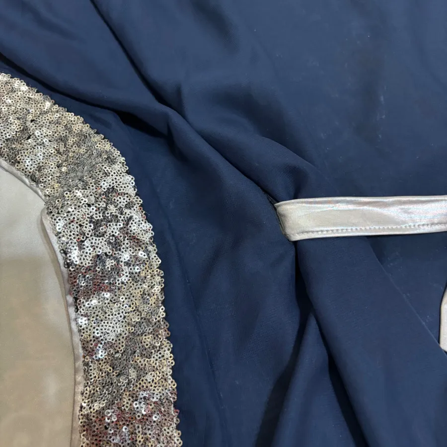 پانچو حریر پولک دوزی