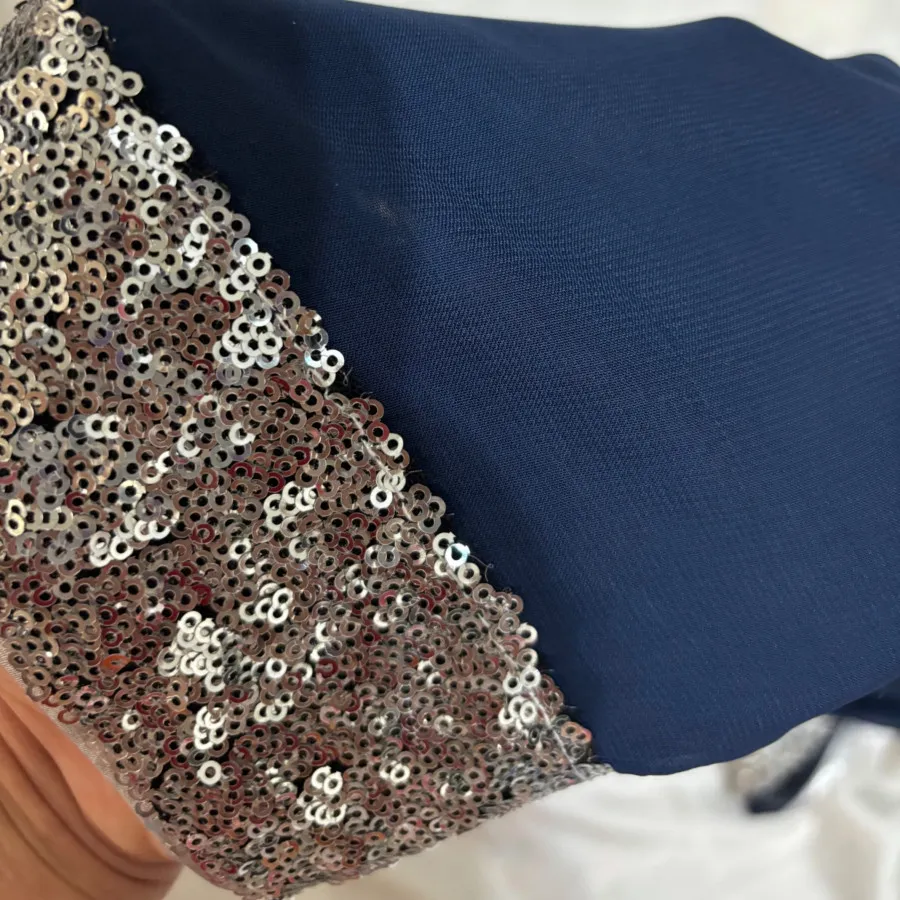 پانچو حریر پولک دوزی