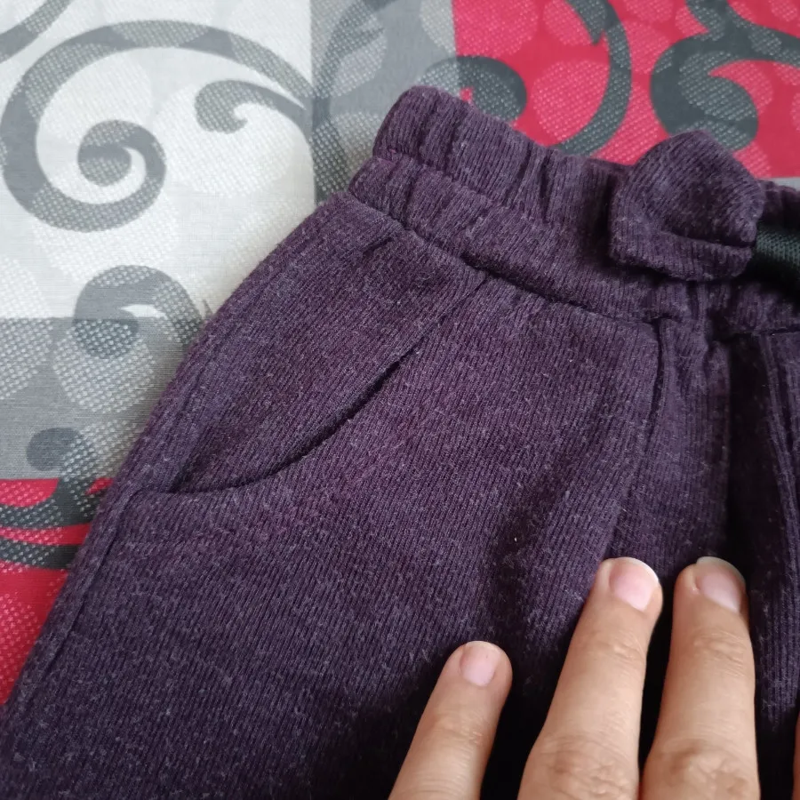 شلوار گرم نوزادی دخترانه