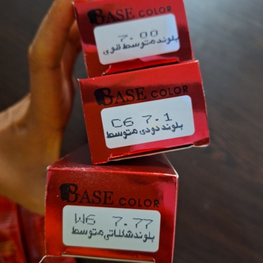 رنگ موی بیس