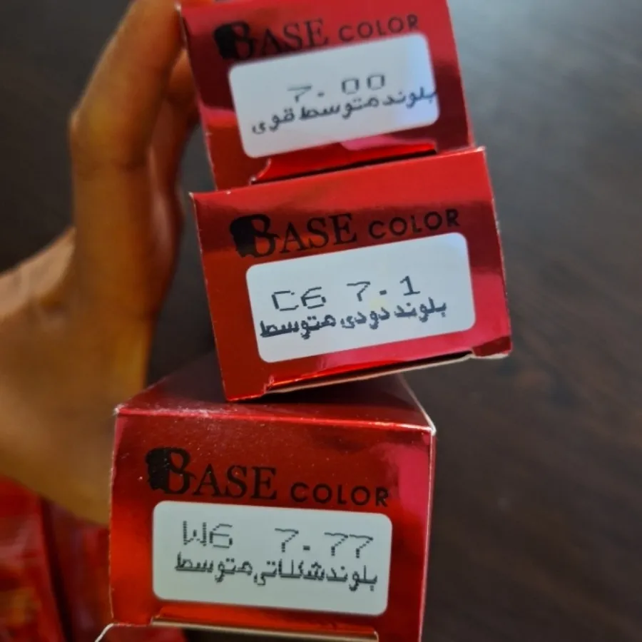 رنگ موی بیس