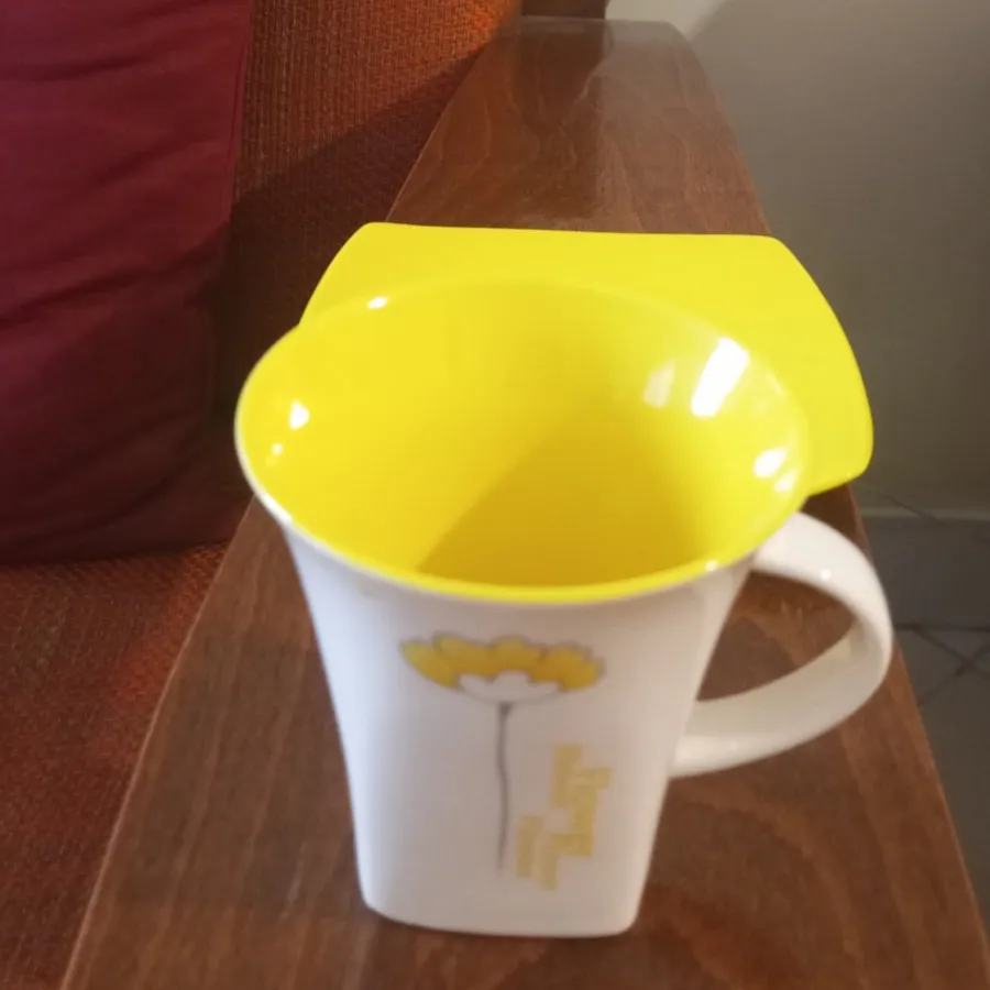 فنجان و نعلبکی طرح گل