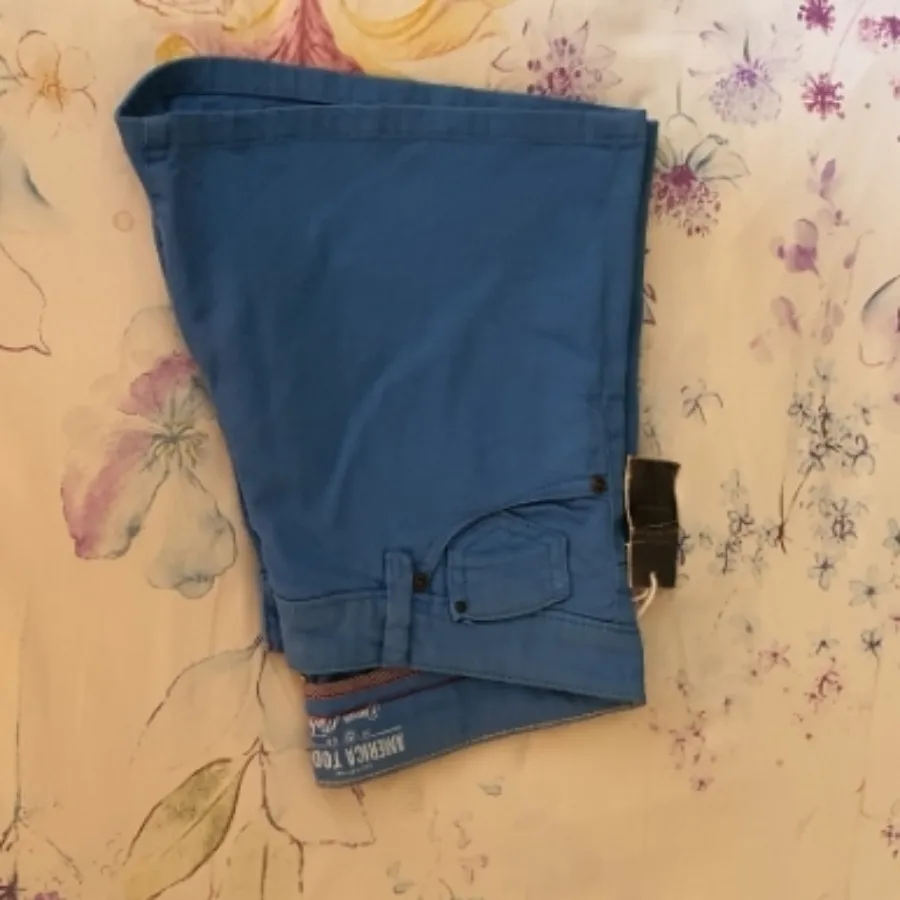 شلوارک جین کتان