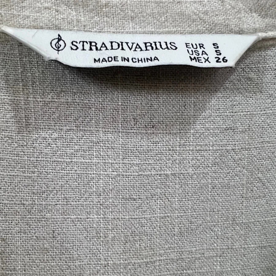 پیراهن لینن استرادیواریوس