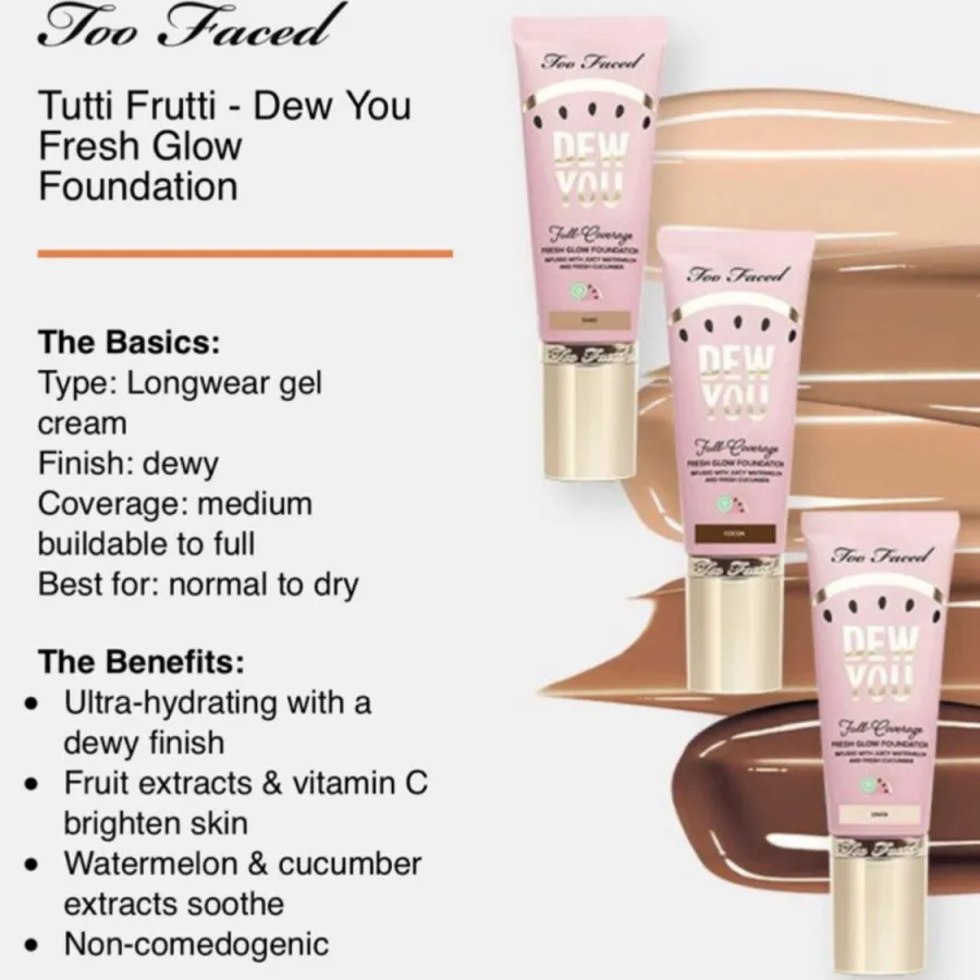 کرم پودر توفیسد too faced