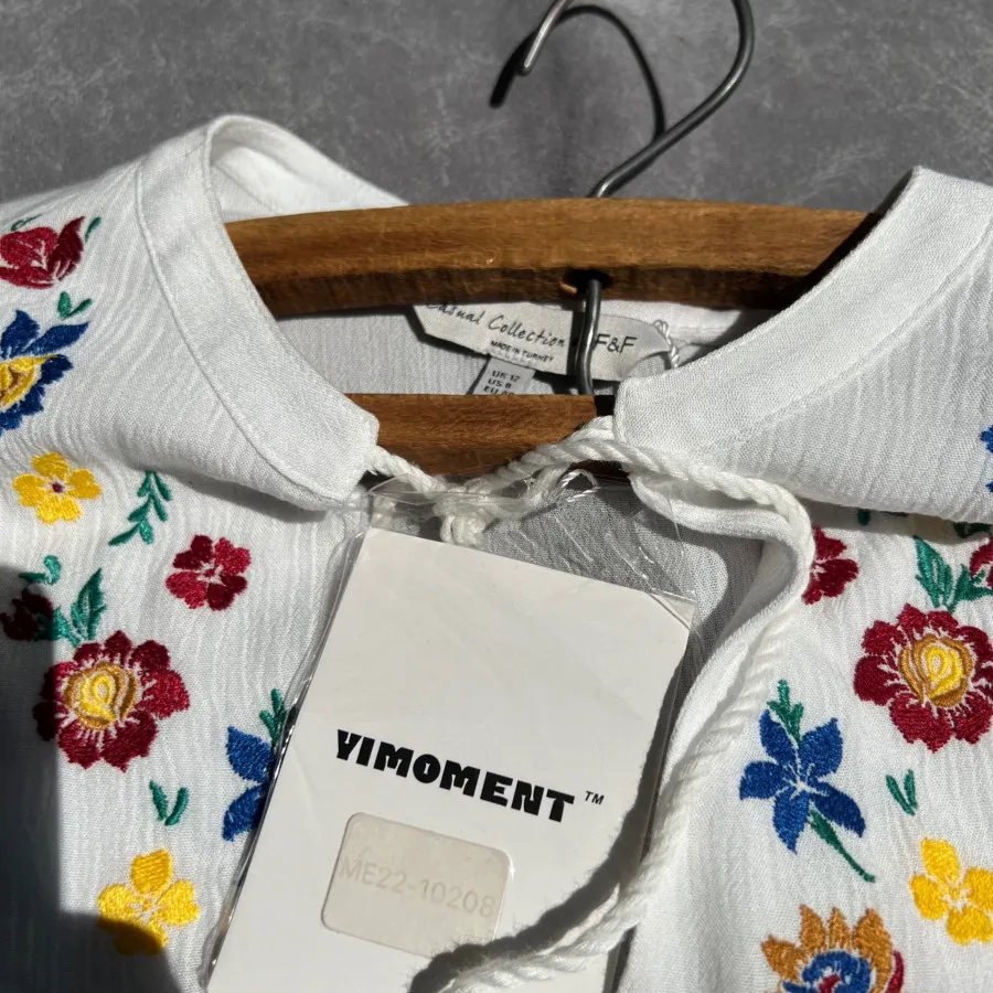 شومیز نخی گلدوزی