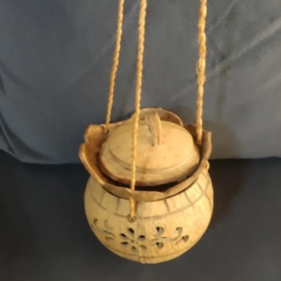 جای عود آویز پوست نارگیلی