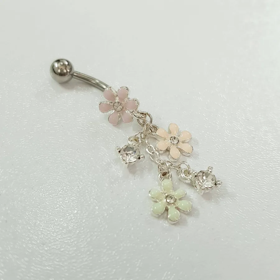 پرسینگ ناف استیل بابونه