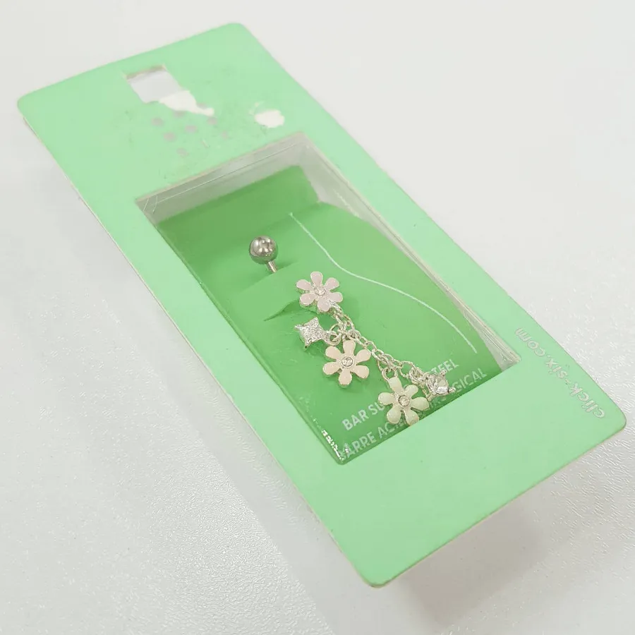 پرسینگ ناف استیل بابونه