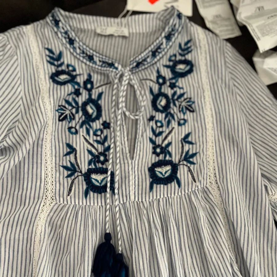 شومیز تابستانی زارا گلدوز