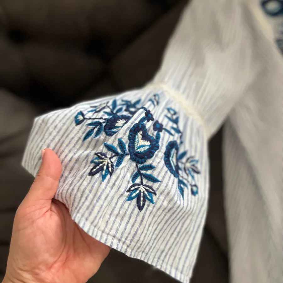 شومیز تابستانی زارا گلدوز