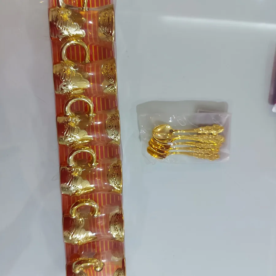 قهوه خوری،سینی،قاشق