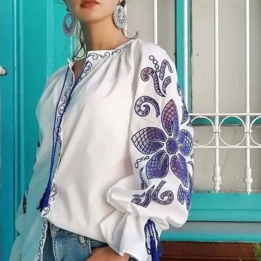 شومیز ترک خامه دوزی