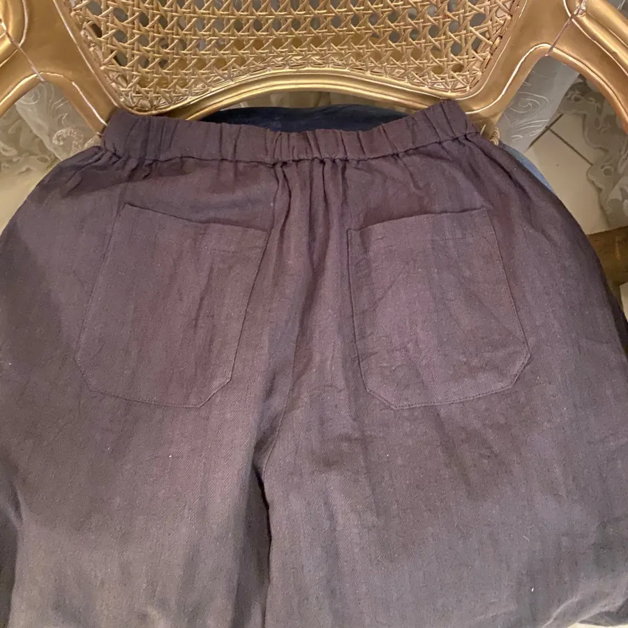 شلواردامنی لینن نخ اورجین