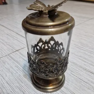 عسل خوری پایه دار برنجی