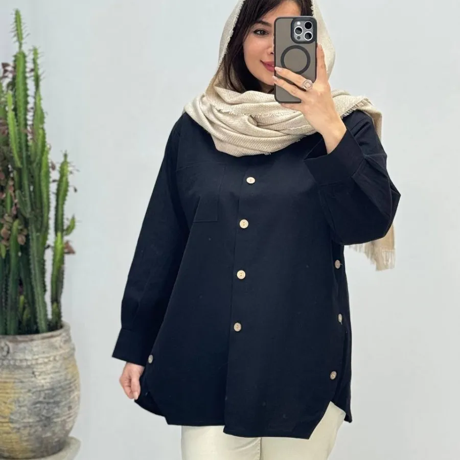 شومیزمانتویی لینن پنبه