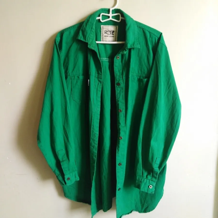 شومیز بیسیک سبز