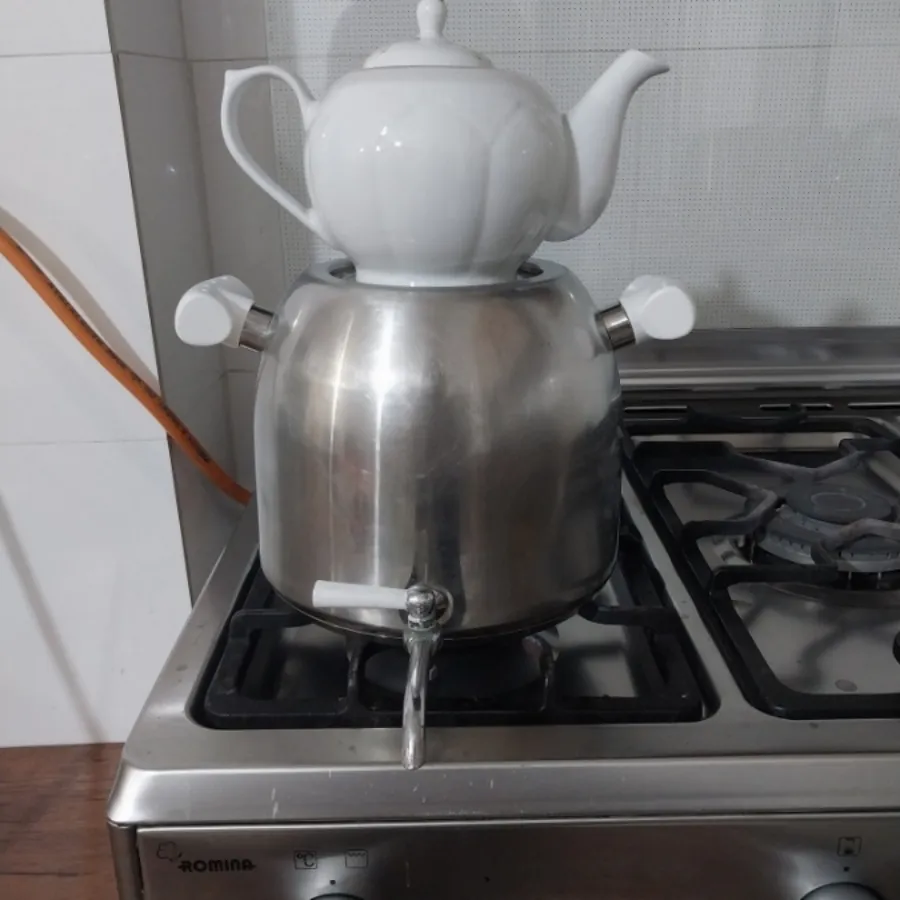 کتری استیل شیر دار